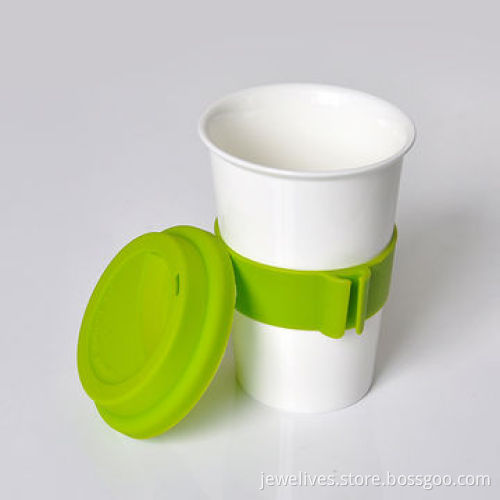 Silicone Cup Sleeve/Band, Customized Colors are Accepted, Available with Silkscreen Printing